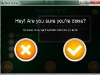 Clicking the checkmark shows you a final confirmation screen